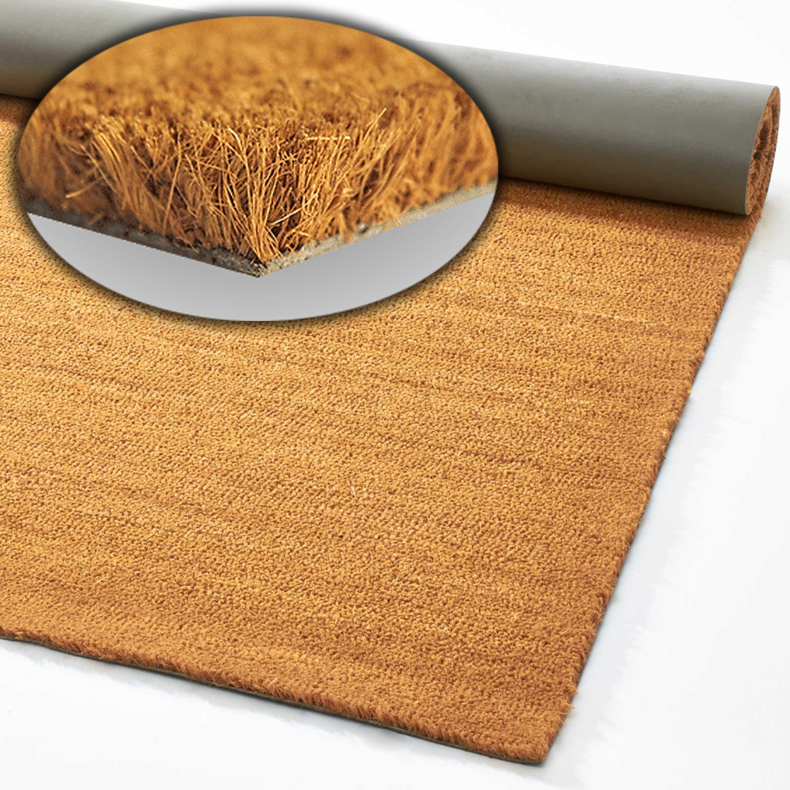 Coir Doormat Heavy Duty Non Slip Coir Matting with Reinforced Edge